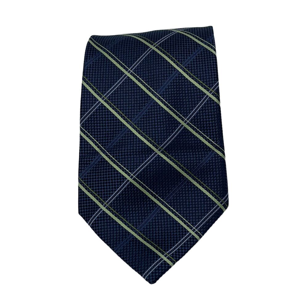 Mens Black Silk Burma Bibas Tie